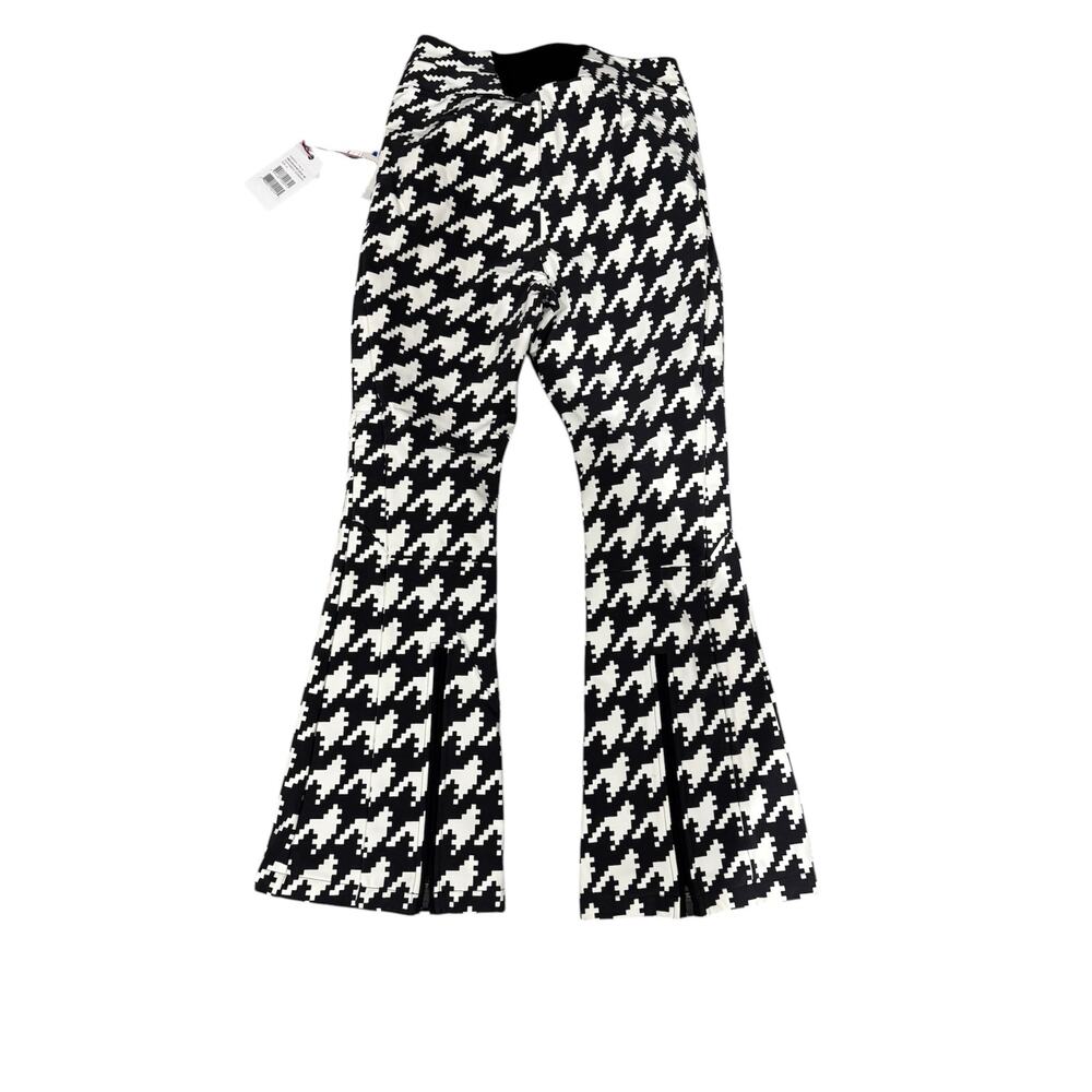 Perfect Moment Pants |Houndstooth Aurora High Waist Flare Pant – Women SZ18